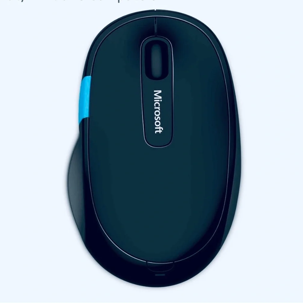 Microsoft Ergonomic Mouse - Black and Blue Accent